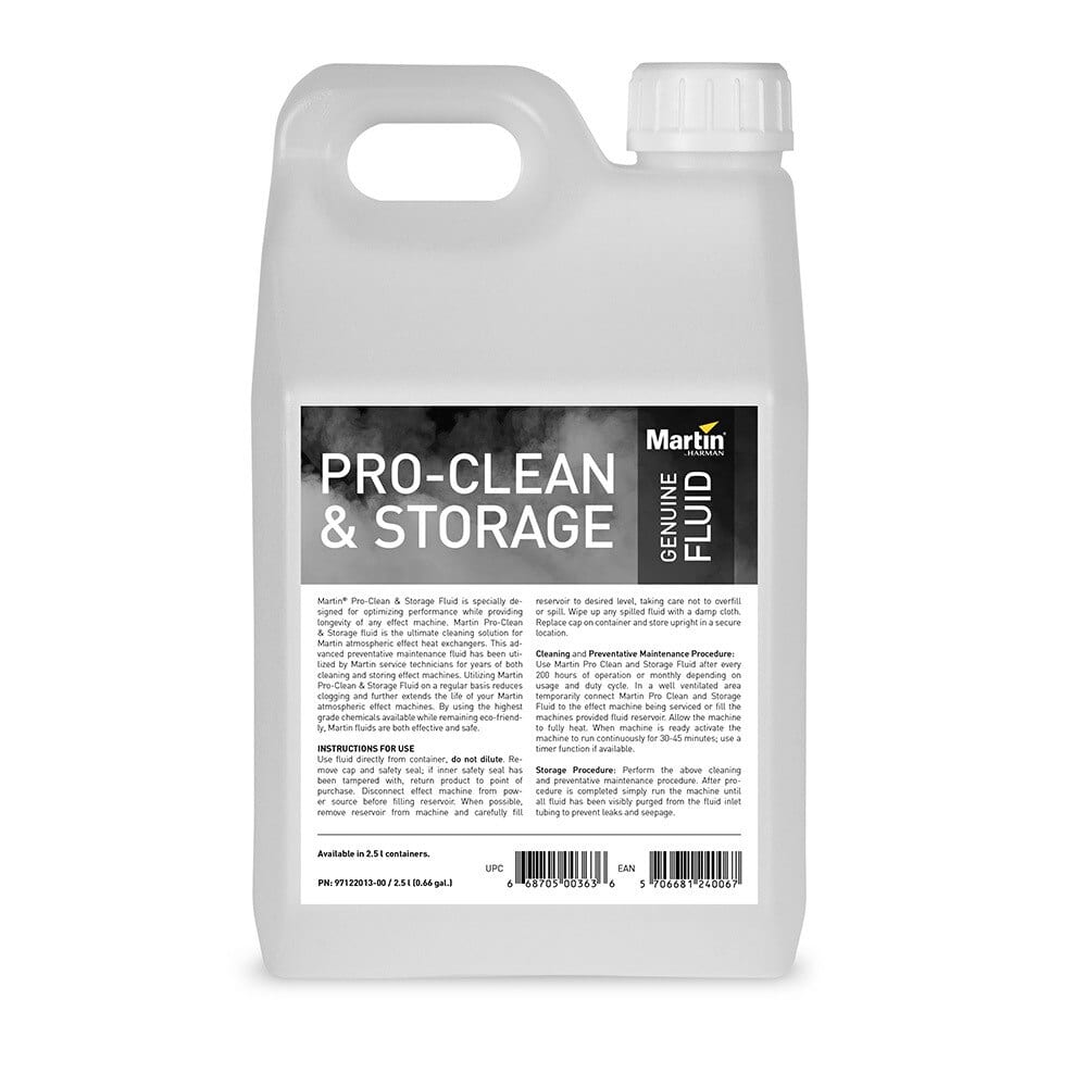 Martin Pro-Clean and Storage Fluid, 4 x 2.5 l P/N 97122013