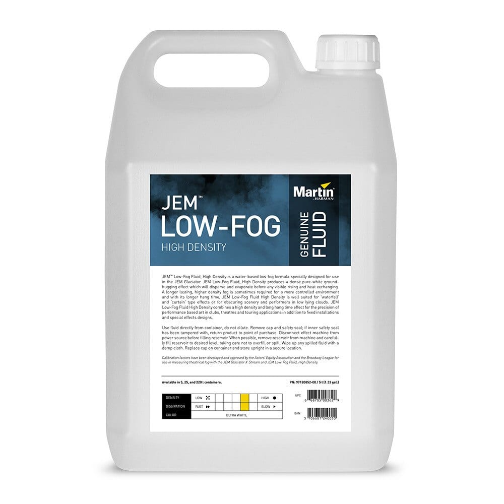 JEM Low-Fog Fluid, High Density, 4x 5 l P/N 97120852