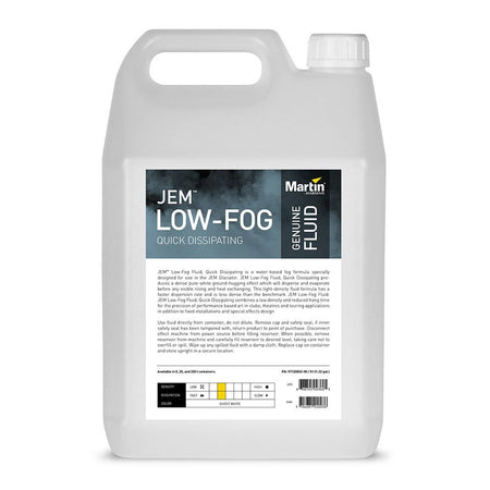 JEM Low-Fog Fluid, Quick Dissipating, 4x 5 l P/N 97120832