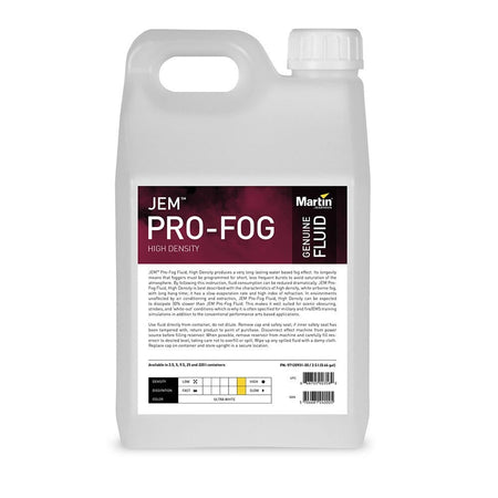 JEM Pro-Fog Fluid, High Density, 4x 2.5 l P/N 97120931