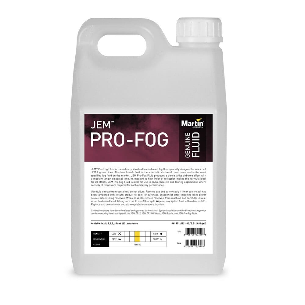 JEM Pro-Fog Fluid, 4x 2.5 l  97120921