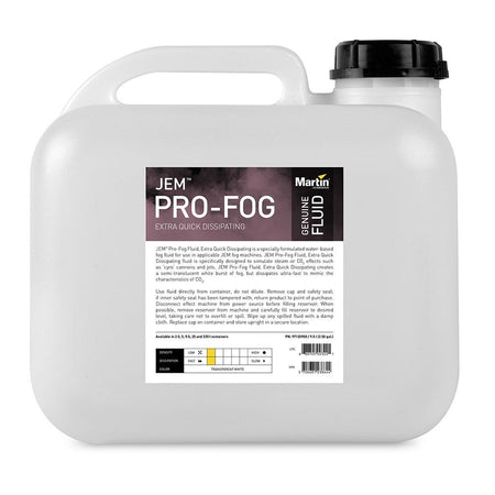 JEM Pro-Fog Fluid, Extra Quick Dissipating, 9.5 l P/N 97120900