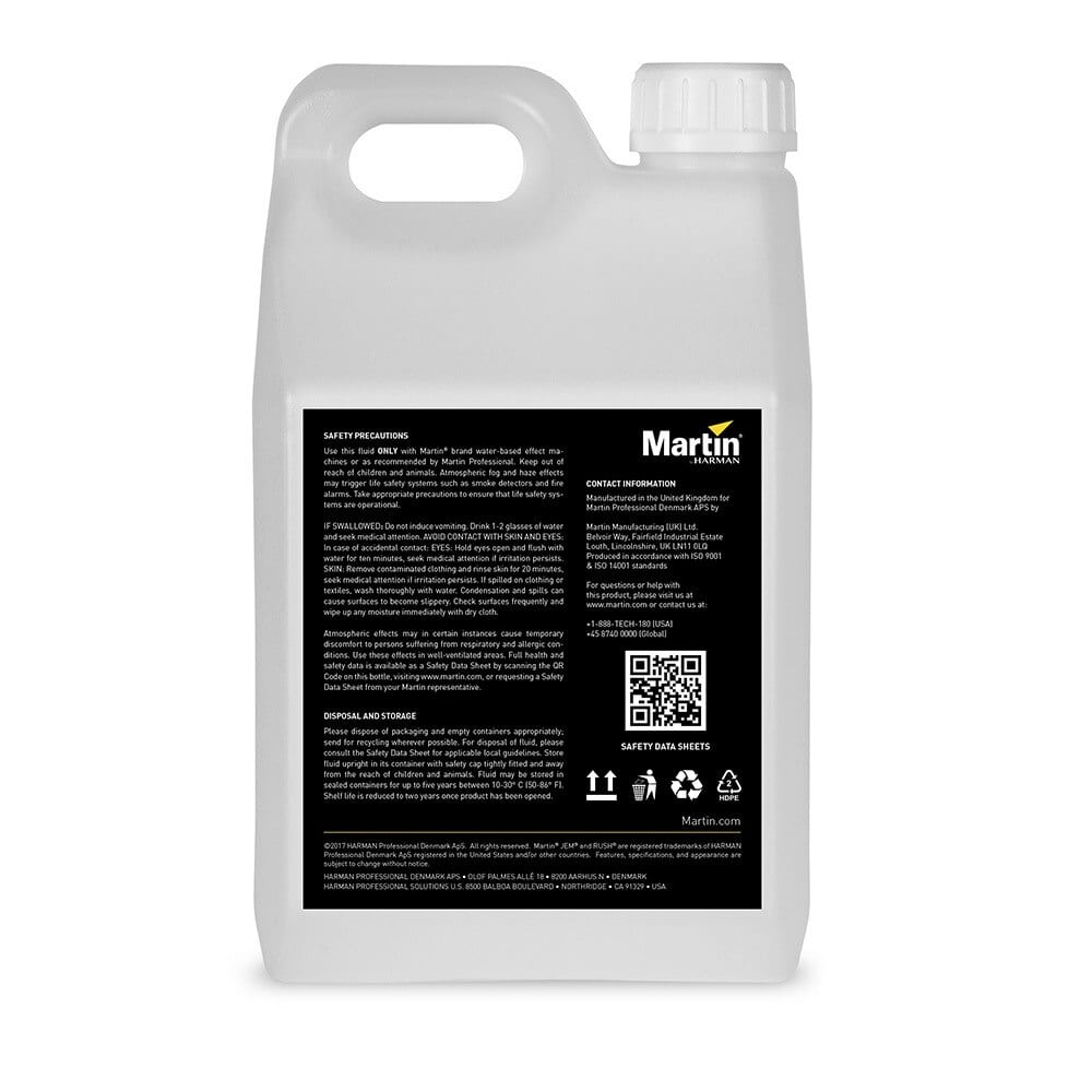 JEM Pro-Fog Fluid, Quick Dissipating,  4x 2.5 l P/N 97120911